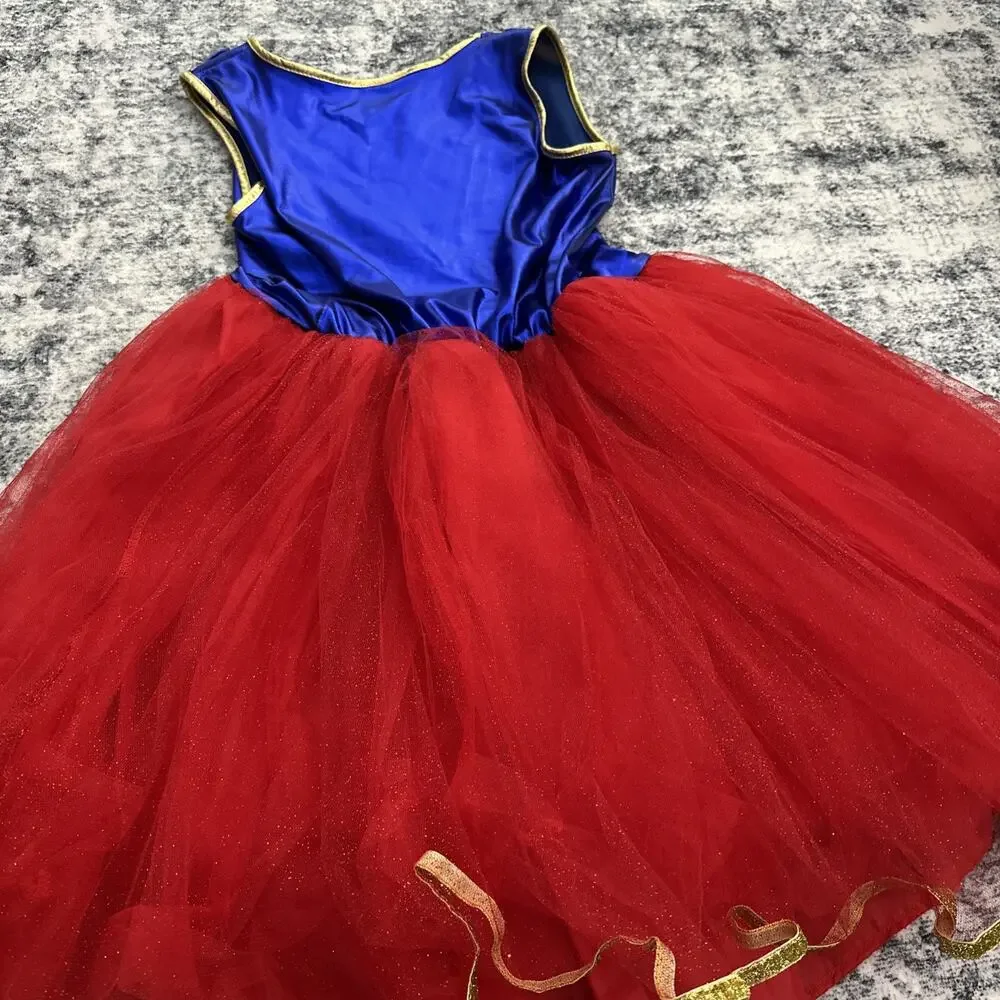 Superman Superwomen Dress Tutu Costume NO CAPE Girl (Size XL 14-16?) Supergirl‎